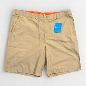 Columbia PFG Blood & Guts III Mens Shorts Size 40x10 Khaki Fossil Fishing NWT